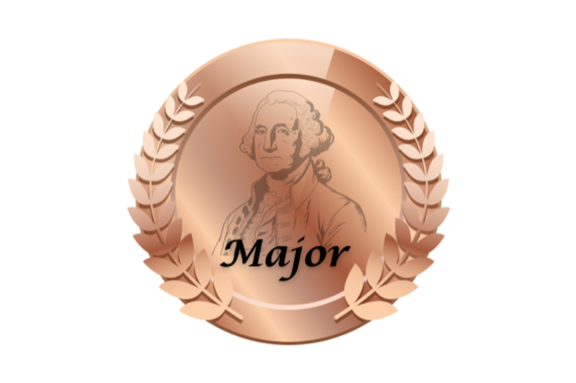 Major level sponsor medal